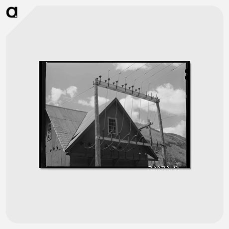 アートポストカード-Telluride Gold Mill
 - ラッセル リー Postcard.