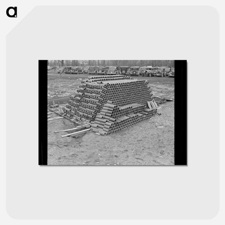 アートポストカード-Soil Pipes, Greenhills
 - ラッセル リー Postcard.