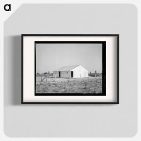 アートポスター-Barn on New Farm Unit
 - ラッセル リー Poster.