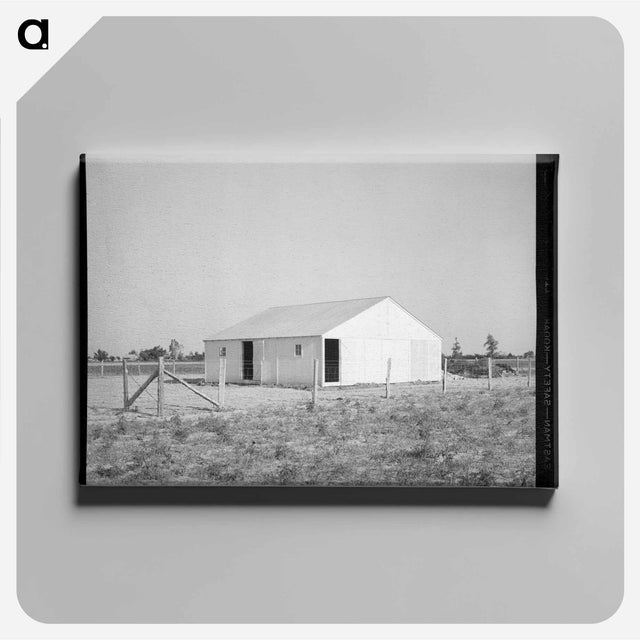 アートパネル-Barn on New Farm Unit
 - ラッセル リー Canvas.