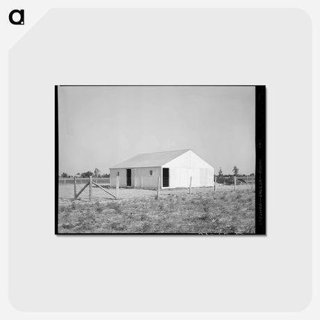 アートポストカード-Barn on New Farm Unit
 - ラッセル リー Postcard.