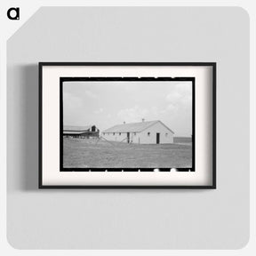 アートポスター-Dairy Barns, Lake Dick Project
 - ラッセル リー Poster.