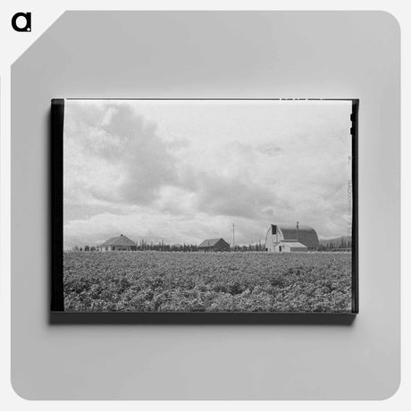 アートパネル-Farmsteads on Boundary Farms
 - ラッセル リー Canvas.