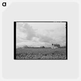 アートポストカード-Farmsteads on Boundary Farms
 - ラッセル リー Postcard.