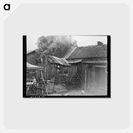 アートポストカード-Backyard of Home, Norco
 - ラッセル リー Postcard.