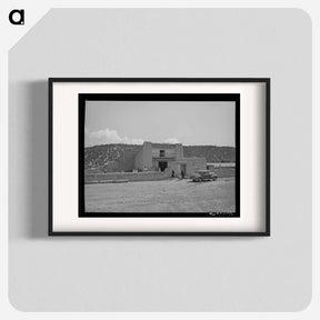 アートポスター-Church of the Twelve Apostles, Trampas, New Mexico
 - ラッセル リー Poster.