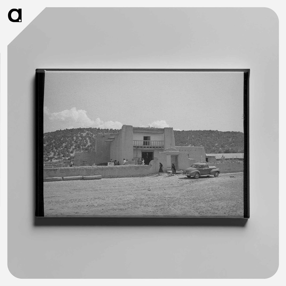 アートパネル-Church of the Twelve Apostles, Trampas, New Mexico
 - ラッセル リー Canvas.