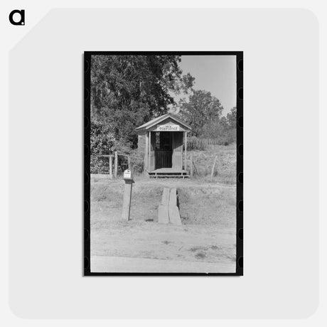 アートポストカード-Post Office, Mix, Louisiana
 - ラッセル リー Postcard.