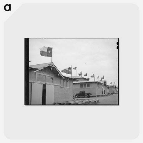 アートポストカード-Gonzales, Texas
 - ラッセル リー Postcard.