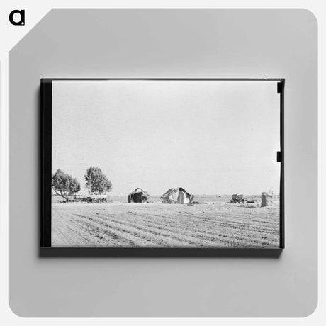 アートパネル-Farmstead Near Edinburg, Texas
 - ラッセル リー Canvas.