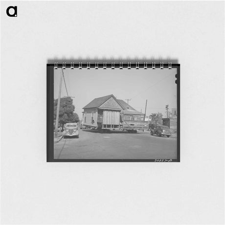 アートメモ帳-Moving the Old House
 - ラッセル リー Memo.