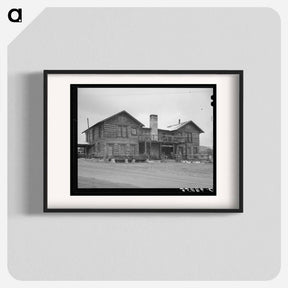 アートポスター-Navajo Lodge, Datil, New Mexico
 - ラッセル リー Poster.