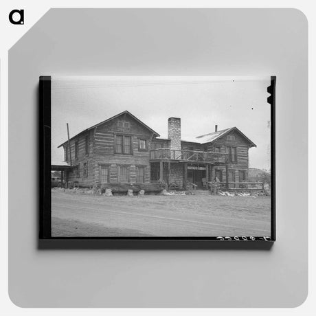 アートパネル-Navajo Lodge, Datil, New Mexico
 - ラッセル リー Canvas.