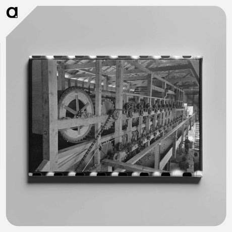 アートパネル-Mechanical Hop Picker
 - ラッセル リー Canvas.