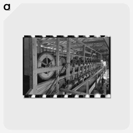 アートポストカード-Mechanical Hop Picker
 - ラッセル リー Postcard.