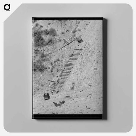 アートパネル-Burro Mountain Copper Mine
 - ラッセル リー Canvas.