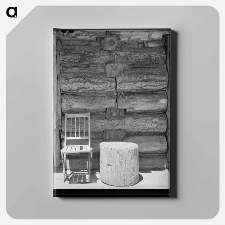アートパネル-Log House Partition Detail
 - ラッセル リー Canvas.