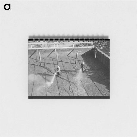 アートメモ帳-Wetting Down Fresh Concrete
 - ラッセル リー Memo.