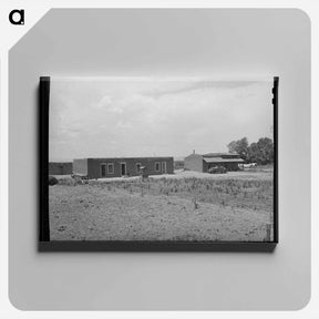 アートパネル-Adobe House, Costilla
 - ラッセル リー Canvas.