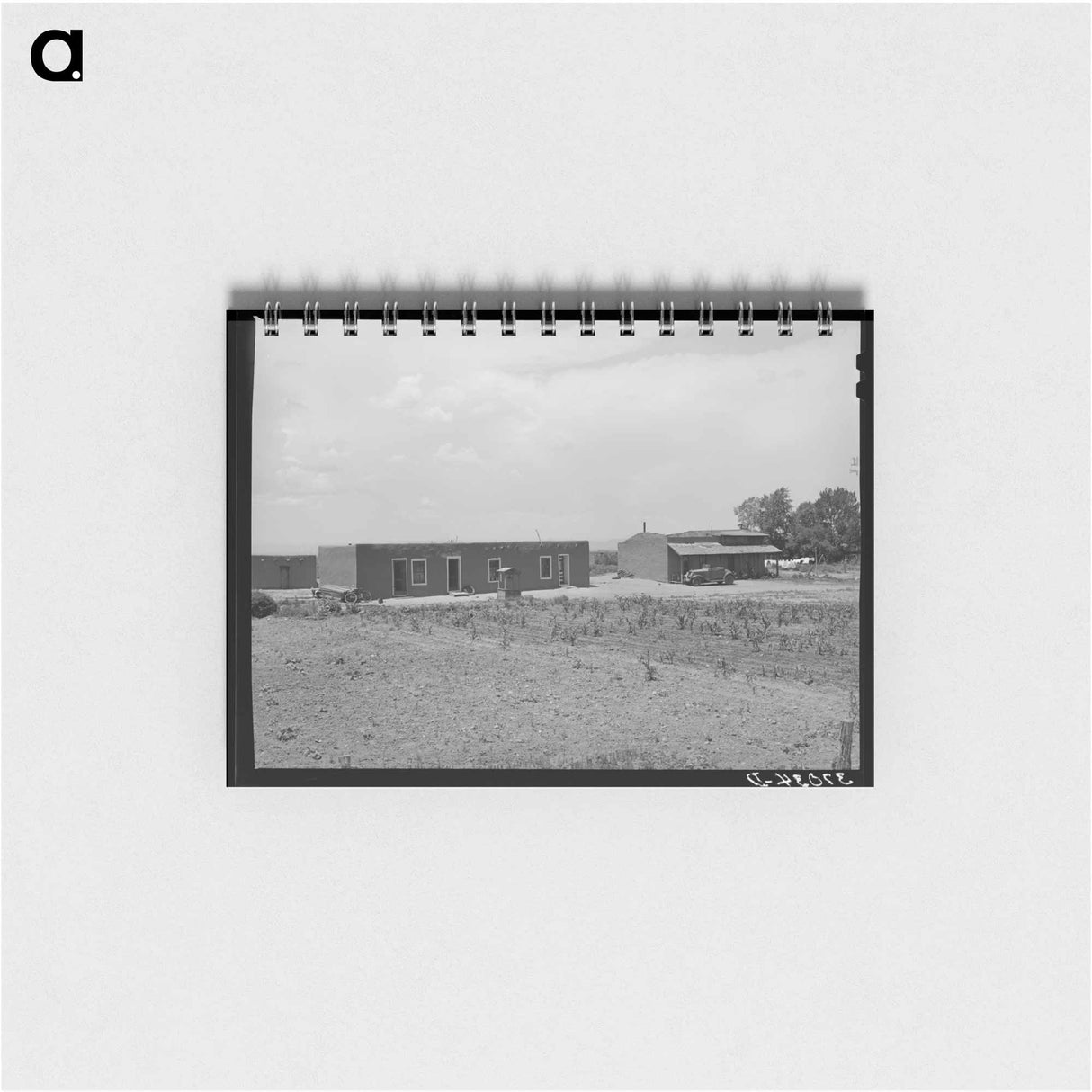 アートメモ帳-Adobe House, Costilla
 - ラッセル リー Memo.