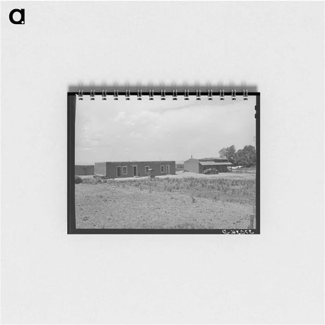 アートメモ帳-Adobe House, Costilla
 - ラッセル リー Memo.