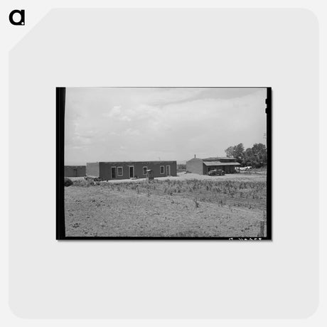 アートポストカード-Adobe House, Costilla
 - ラッセル リー Postcard.