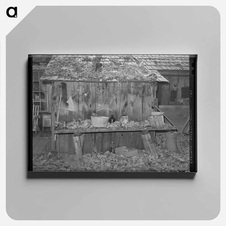 アートパネル-Fruit Farmer's Shed
 - ラッセル リー Canvas.