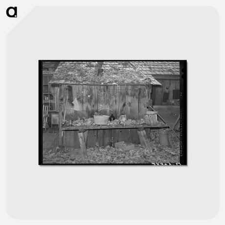 アートポストカード-Fruit Farmer's Shed
 - ラッセル リー Postcard.