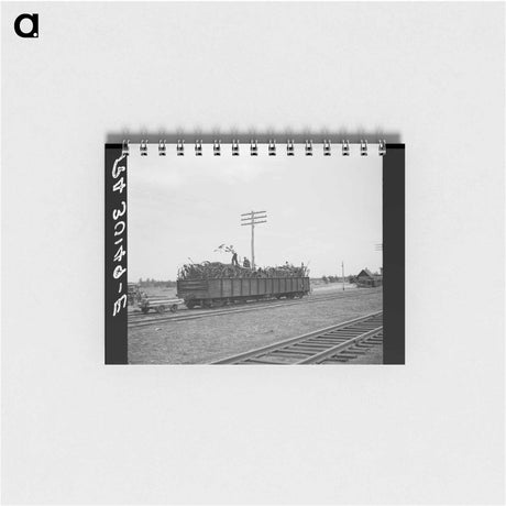 アートメモ帳-Loading Scrap Iron
 - ラッセル リー Memo.