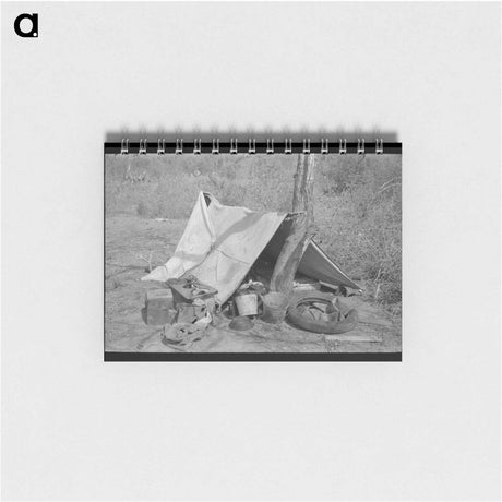 アートメモ帳-Migrant Boy's Tent
 - ラッセル リー Memo.