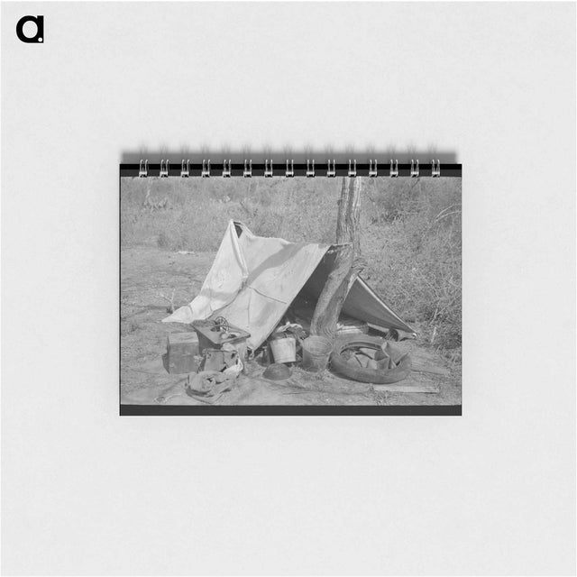 アートメモ帳-Migrant Boy's Tent
 - ラッセル リー Memo.