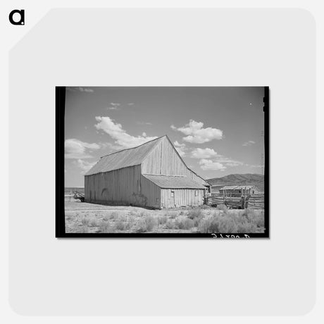 アートポストカード-Mormon Farm, Box Elder County
 - ラッセル リー Postcard.