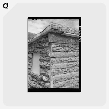 アートポストカード-Slab House Corner
 - ラッセル リー Postcard.