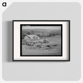 アートポスター-Placer County Farm
 - ラッセル リー Poster.