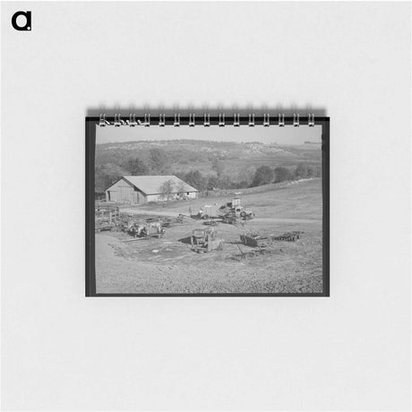 アートメモ帳-Placer County Farm
 - ラッセル リー Memo.