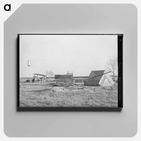 アートパネル-El Indio Labor Camp
 - ラッセル リー Canvas.