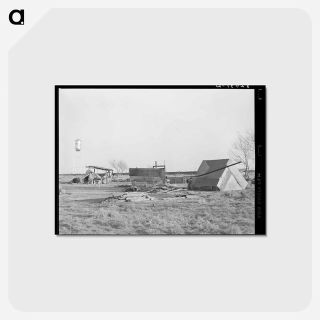 アートポストカード-El Indio Labor Camp
 - ラッセル リー Postcard.