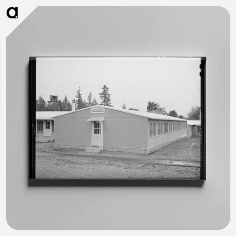 アートパネル-FSA Dormitory, Bremerton
 - ラッセル リー Canvas.