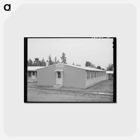 アートポストカード-FSA Dormitory, Bremerton
 - ラッセル リー Postcard.