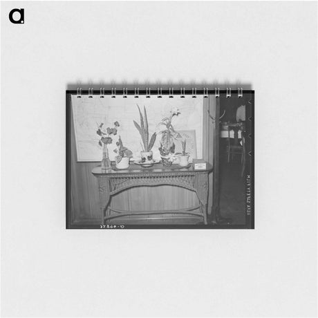 アートメモ帳-Flowers on Table
 - ラッセル リー Memo.