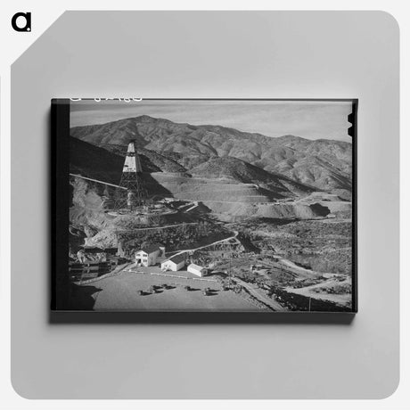 アートパネル-Shasta Dam Central Tower
 - ラッセル リー Canvas.