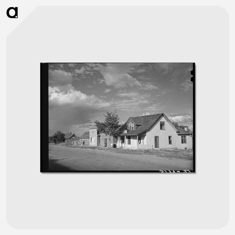 アートポストカード-Concho, Arizona Main Street
 - ラッセル リー Postcard.