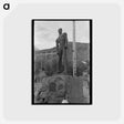 アートポストカード-Miners Monument
 - ラッセル リー Postcard.