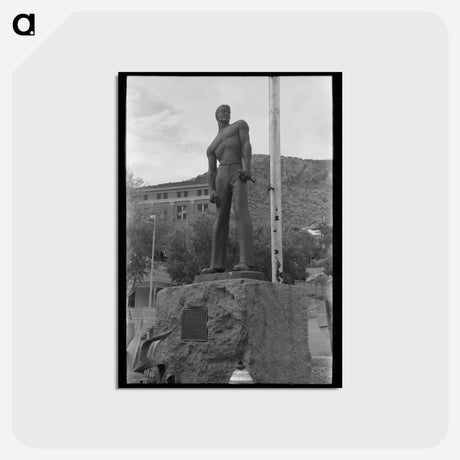 アートポストカード-Miners Monument
 - ラッセル リー Postcard.