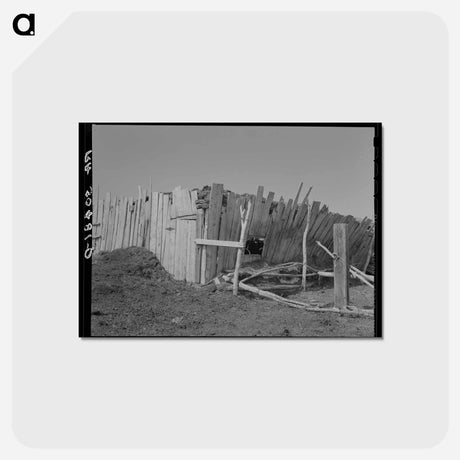 アートポストカード-Barn on E. Gorder's Farm
 - ラッセル リー Postcard.