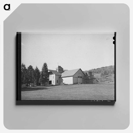 アートパネル-Barn on U.S. 7
 - ラッセル リー Canvas.