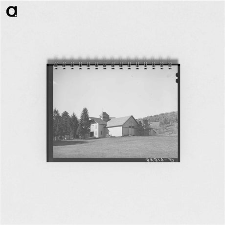 アートメモ帳-Barn on U.S. 7
 - ラッセル リー Memo.