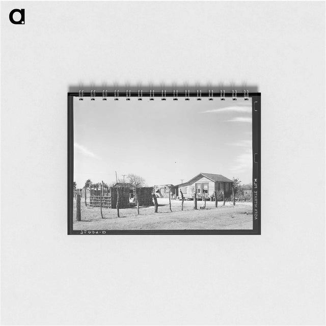 アートメモ帳-Mexican Day Laborer's Home
 - ラッセル リー Memo.