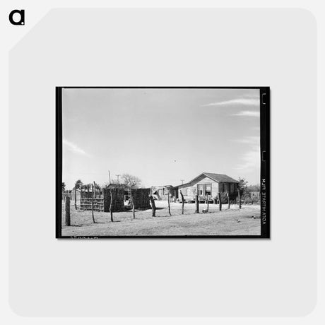 アートポストカード-Mexican Day Laborer's Home
 - ラッセル リー Postcard.