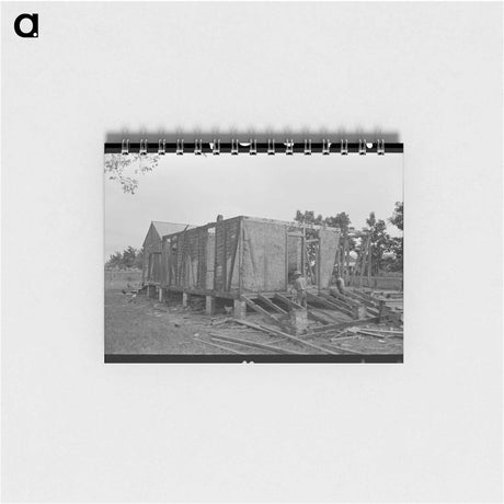 アートメモ帳-Old House Wall
 - ラッセル リー Memo.
